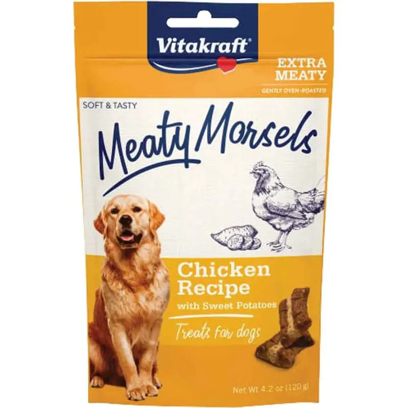 Vitakraft Meaty Morsels - Chix Swt Potato - Dog - 4.2 oz