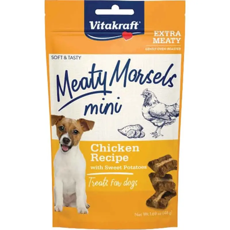 Vitakraft Mini Meat Morsels - Chix Sw Potato - Dog - 1.69 oz
