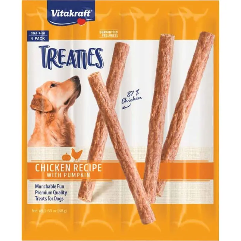 Vitakraft - Treaties - Dog - Chicken Pumpkin - Dog - 4 pack