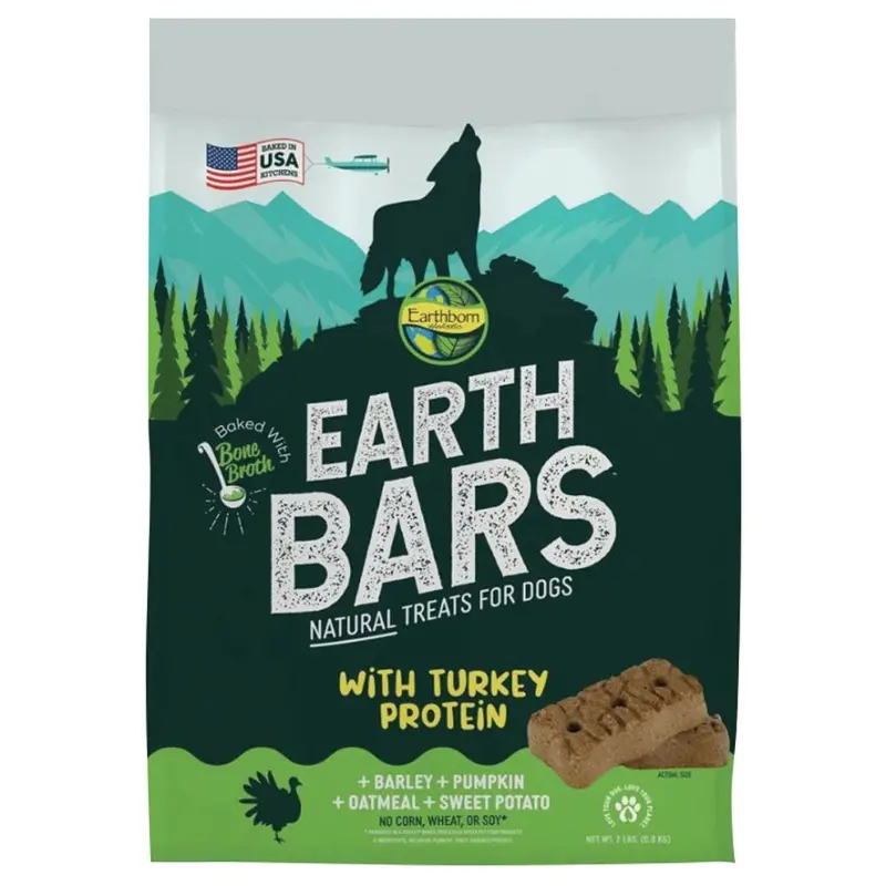 Earthborn - Earth Bars Turkey Treats 2lb.