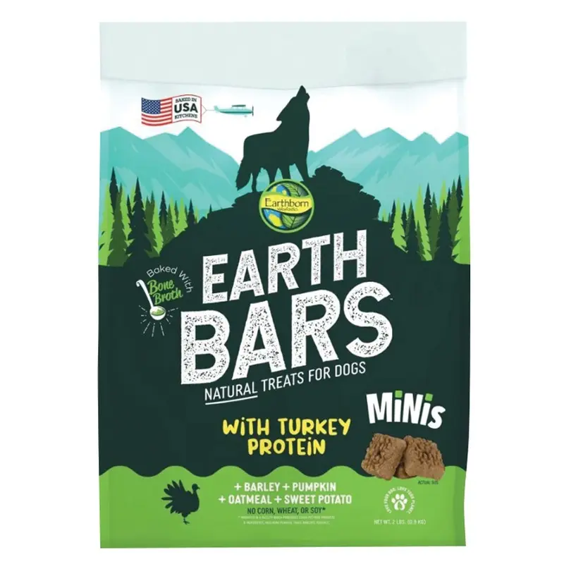 Earthborn - Earth Bars Turkey Treats Minis 2lb.