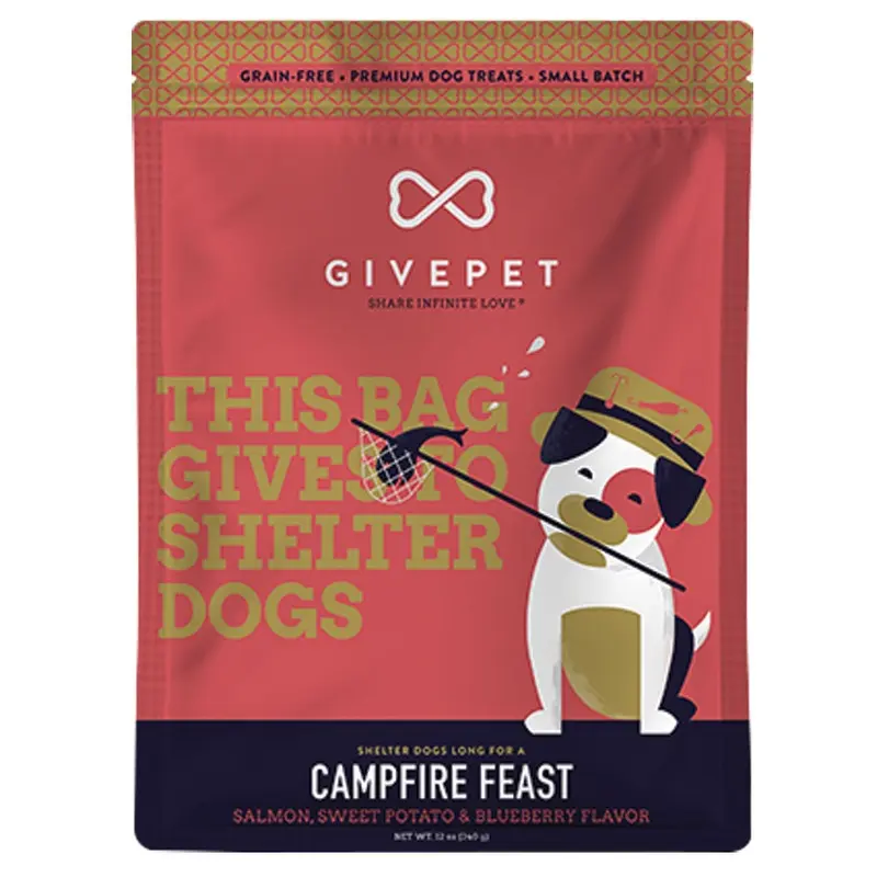 GIVEPET DOG TREATS - GF - CAMPFIRE FEAST - 11 OZ