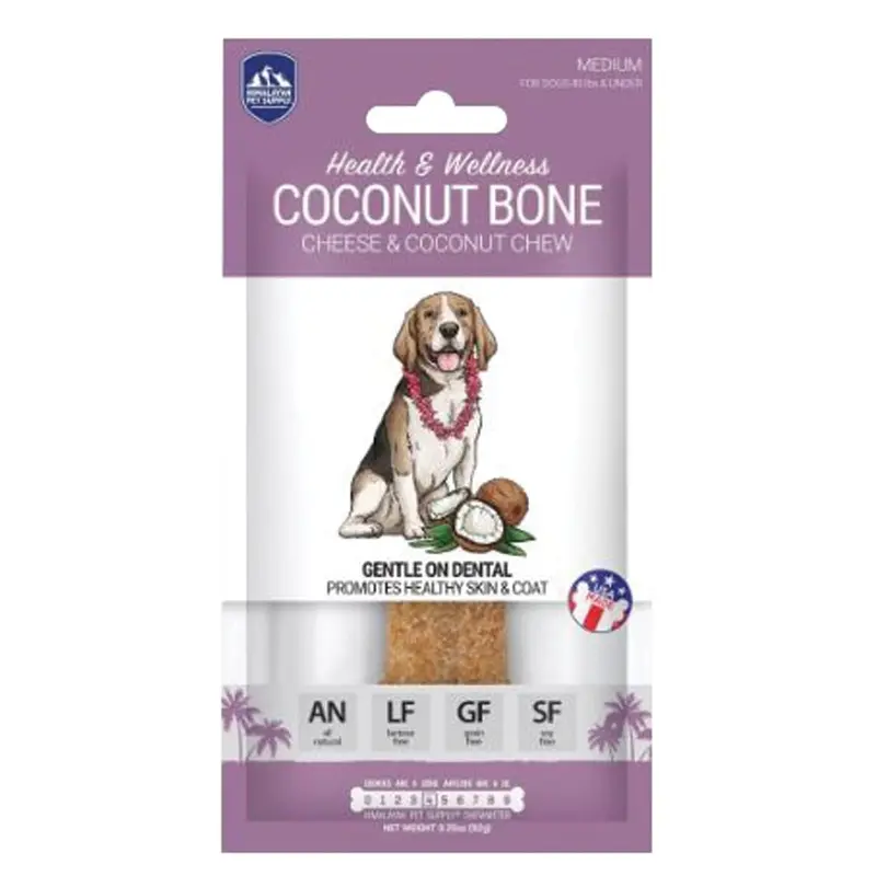 HIMALAYAN DOG TREATS - GROUND COCONUT BONE - MD - 3.25 OZ