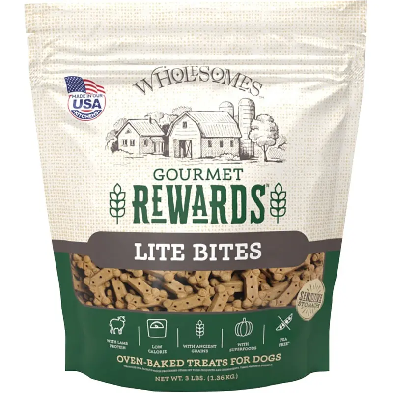 Wholesomes - Lite Bites Lamb Biscuits 3lb.