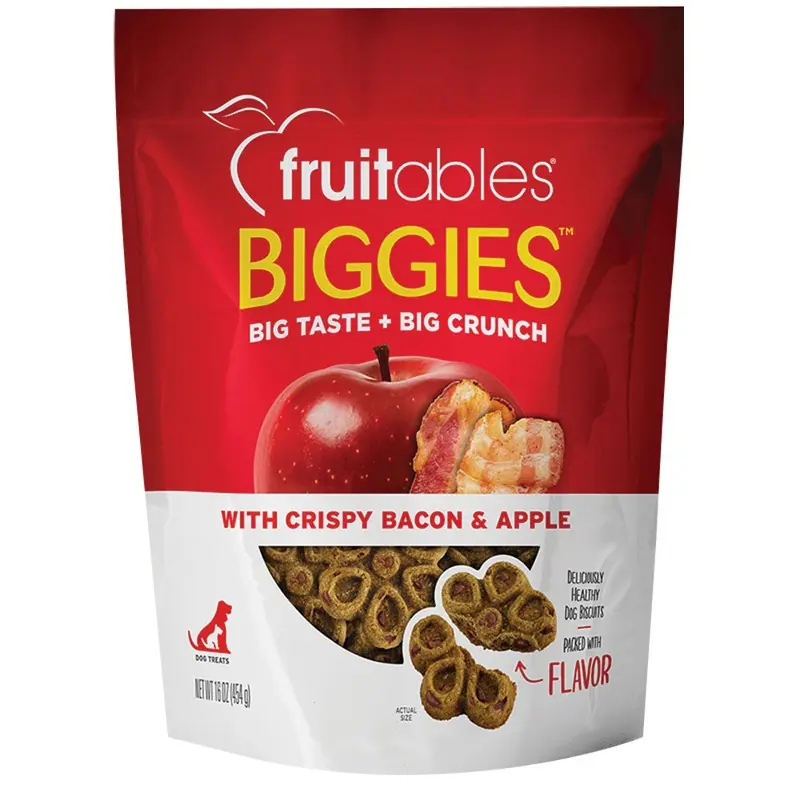 Fruitables Biggies Biscuits - Bacon/Apple - 16 oz
