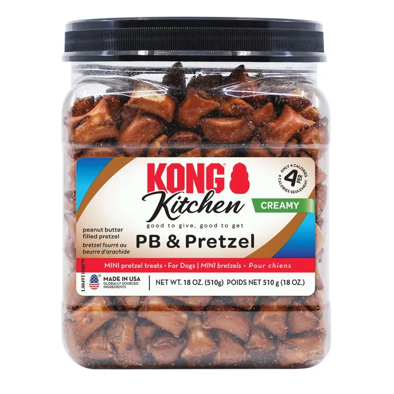 Kong Kitchen Creamy Preztel Treat - Peanut Butter - 18 oz