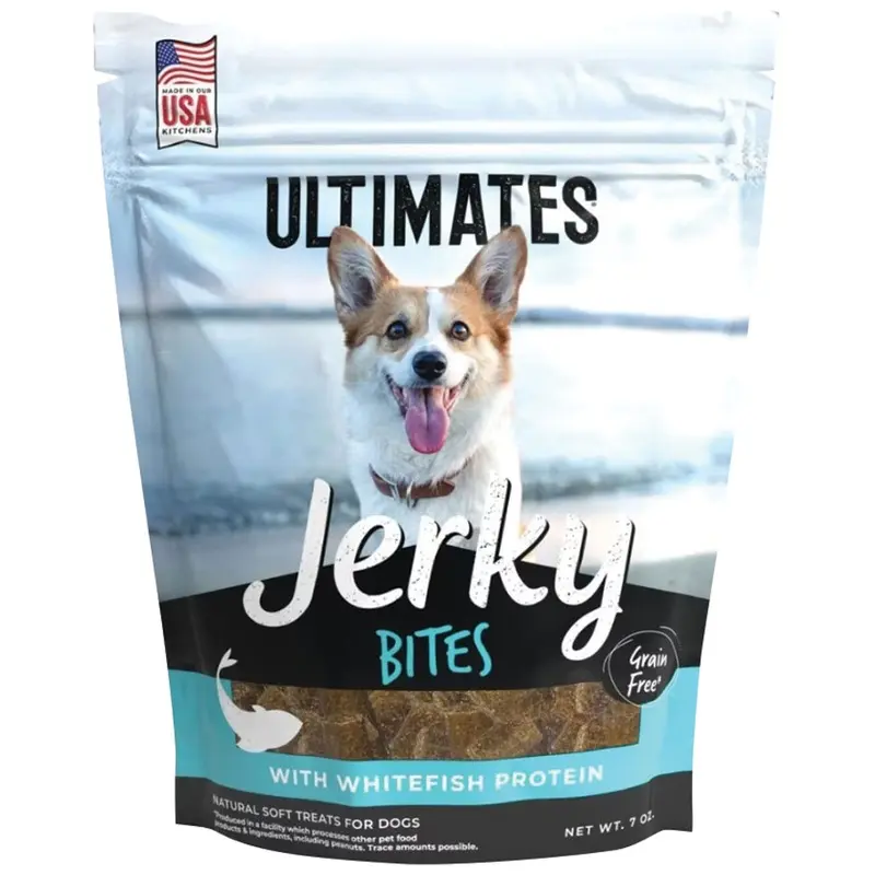 Ultimates - Whitefish Jerky Bites 7.5oz.