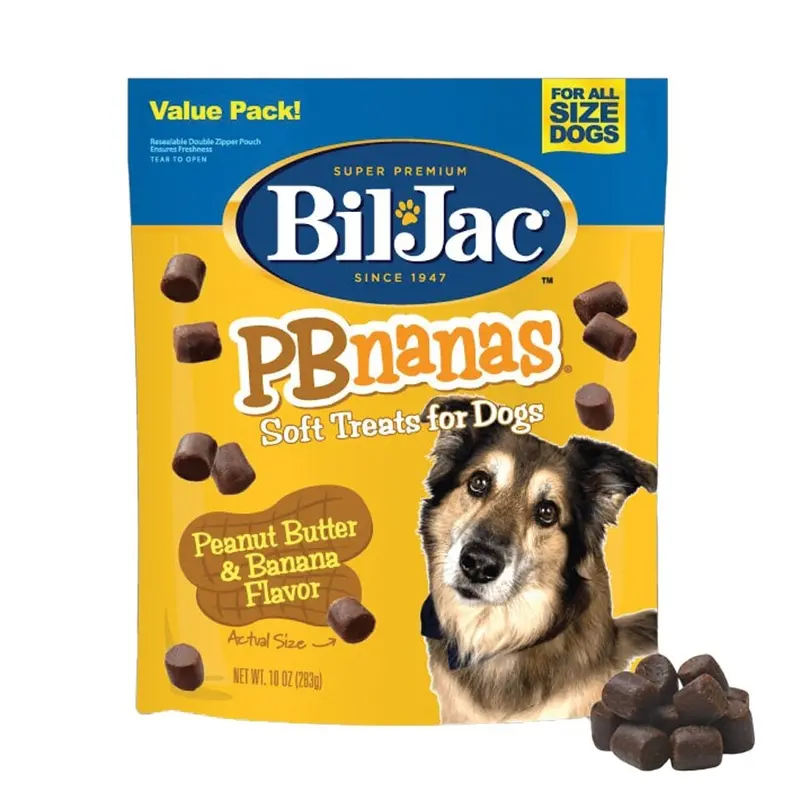 Bil-Jac Dog Treats - PBnanas - 10oz