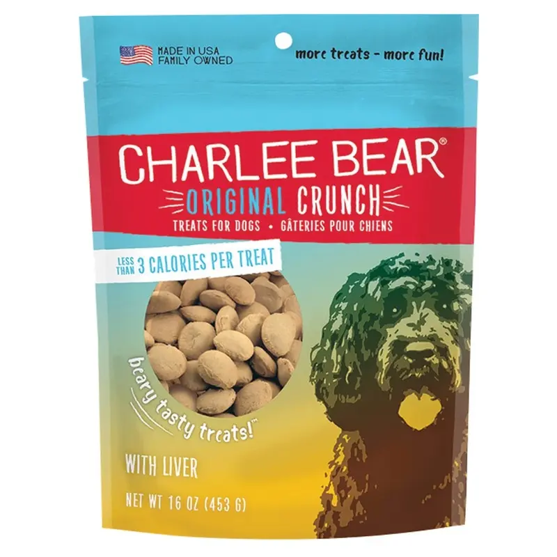 Charlee Bear Original Crunch - Chicken Liver - 6 oz
