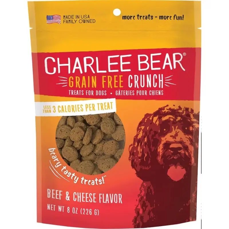 Charlee Bear Treats - GF Crunch - Beef/Cheese - 8oz