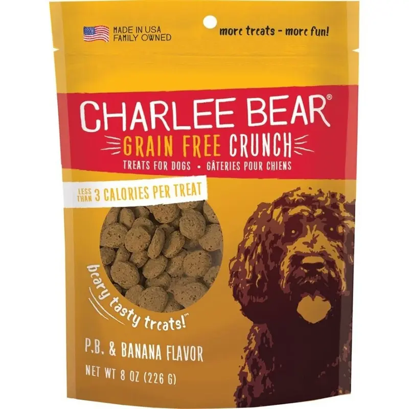 Charlee Bear Treats - GF Crunch - PB/Banana - 8oz