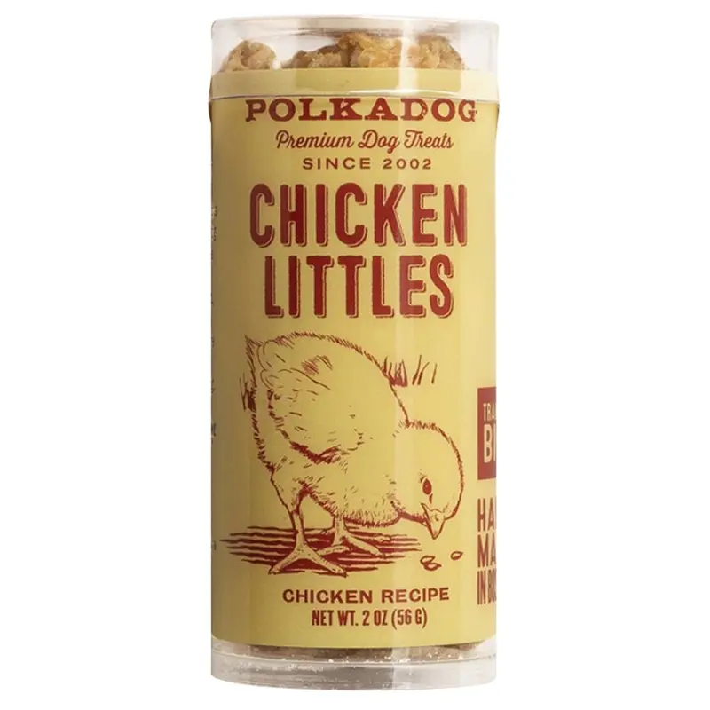 Polkadog Dog Treats - Chicken Littles - 2oz Tube