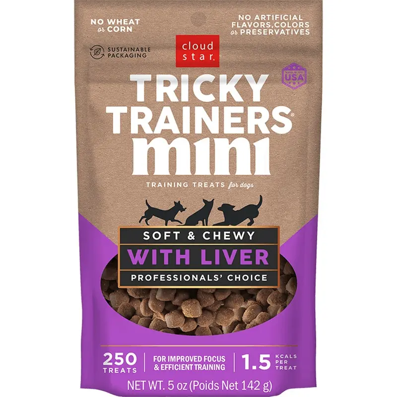 Cloud Stars - Mini Tricky Trainers - Liver - 5oz
