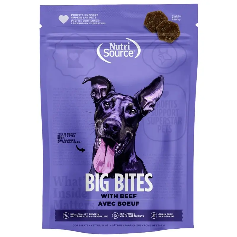 Nutrisource - Big Bites GF Beef Dog Treat