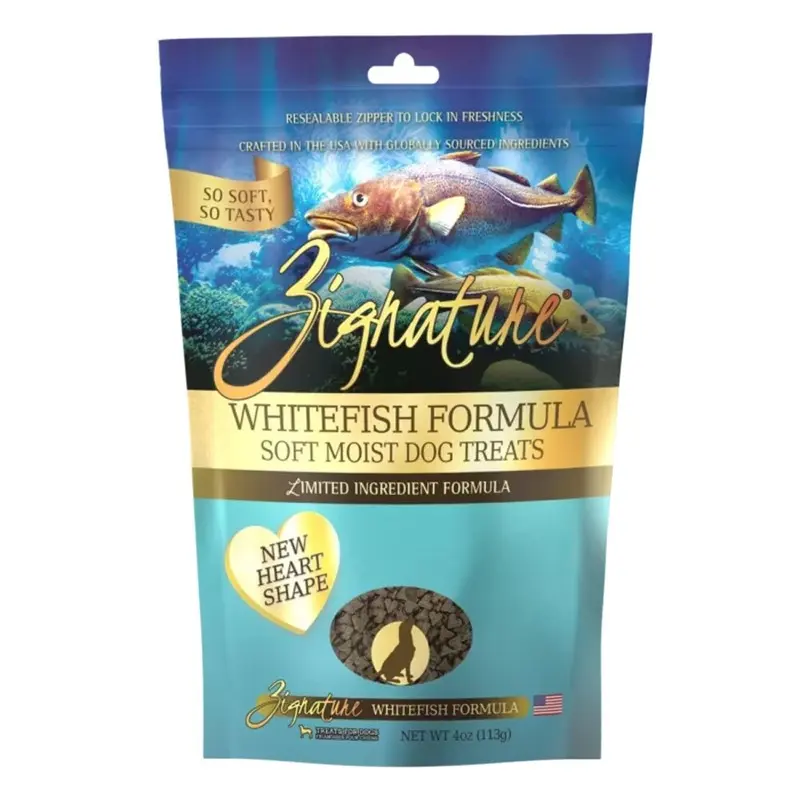 Zignature - Whitefish Formula Soft Dog Treat 4oz