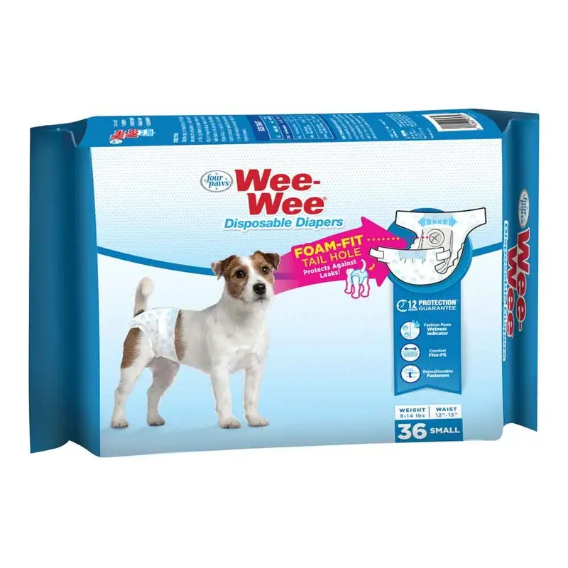 Four Paws - Wee-Wee Disposable Diapers Sm 36pk