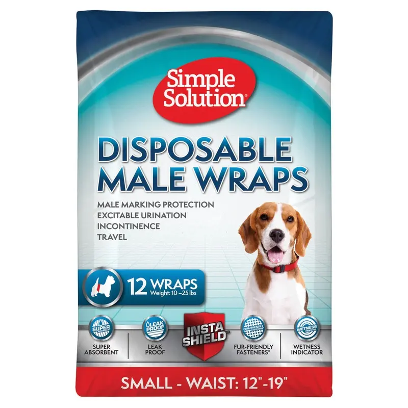 Simple Solution Disposable Male Wrap - Small