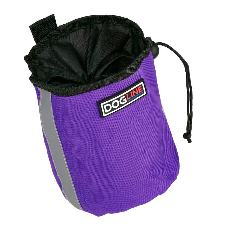 DogLine - Treat Pouch with Waste Dispenser Purple