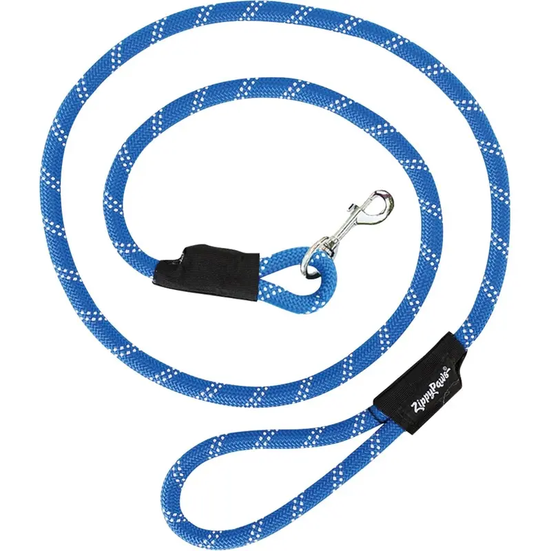 Zippy Paws - Climber Rope Blue Leash 6ft