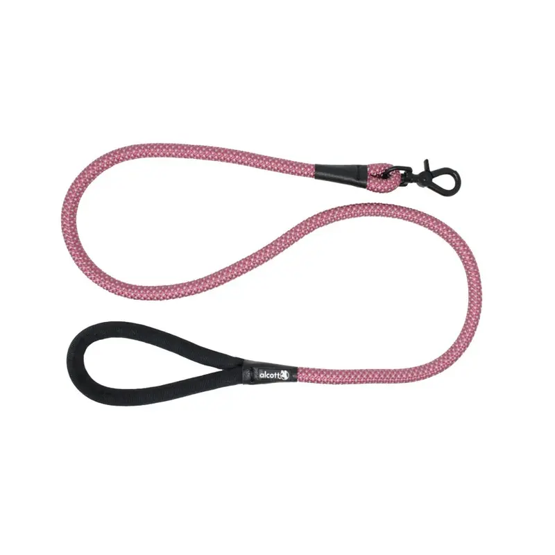 Alcott - Rope Red Clip Leash Md