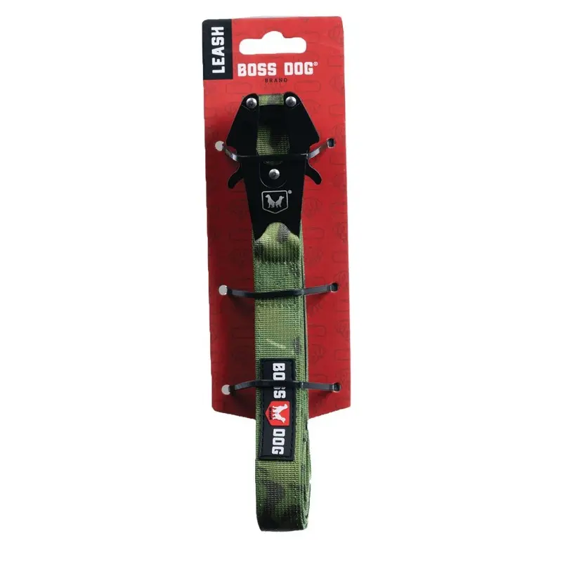 Boss - Tactical Leash Green Camo 6ft