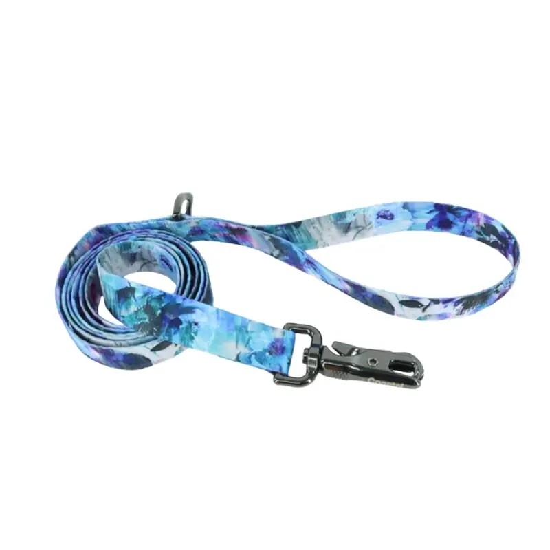 Coastal - Inspire Rainy Day Floral Leash 1inx6ft