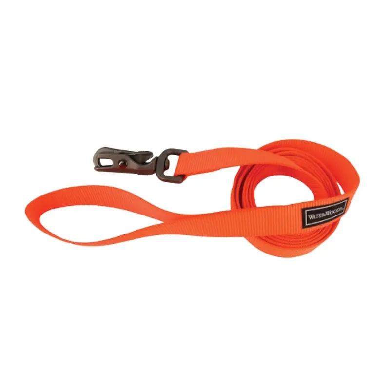 Coastal - W&W Safety Orange Leash 1inx6ft