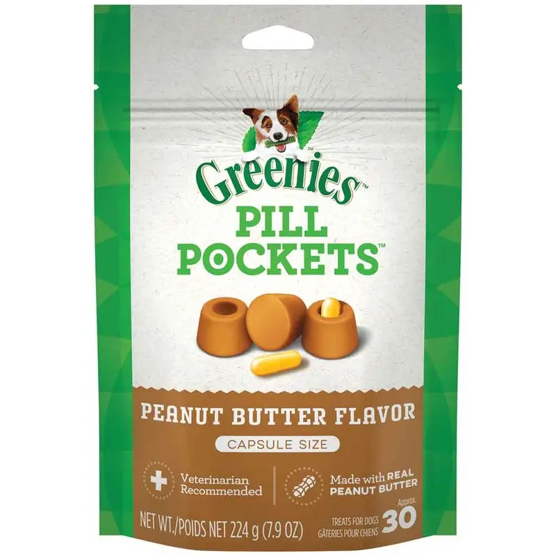 Greenies - Pill Pockets Capsule Peanut Butter 7.9oz