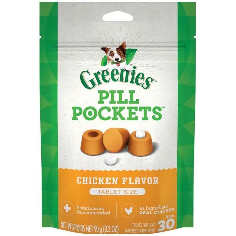 Greenies - Pill Pockets Tablet Chicken 3.2oz