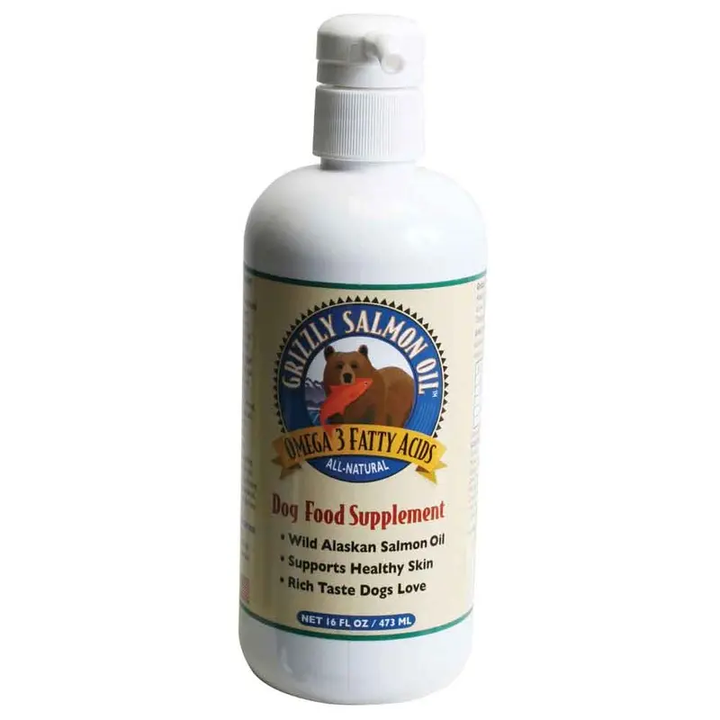 GRIZZLY SALMON OIL PLUS - DOGS - 16 OZ.