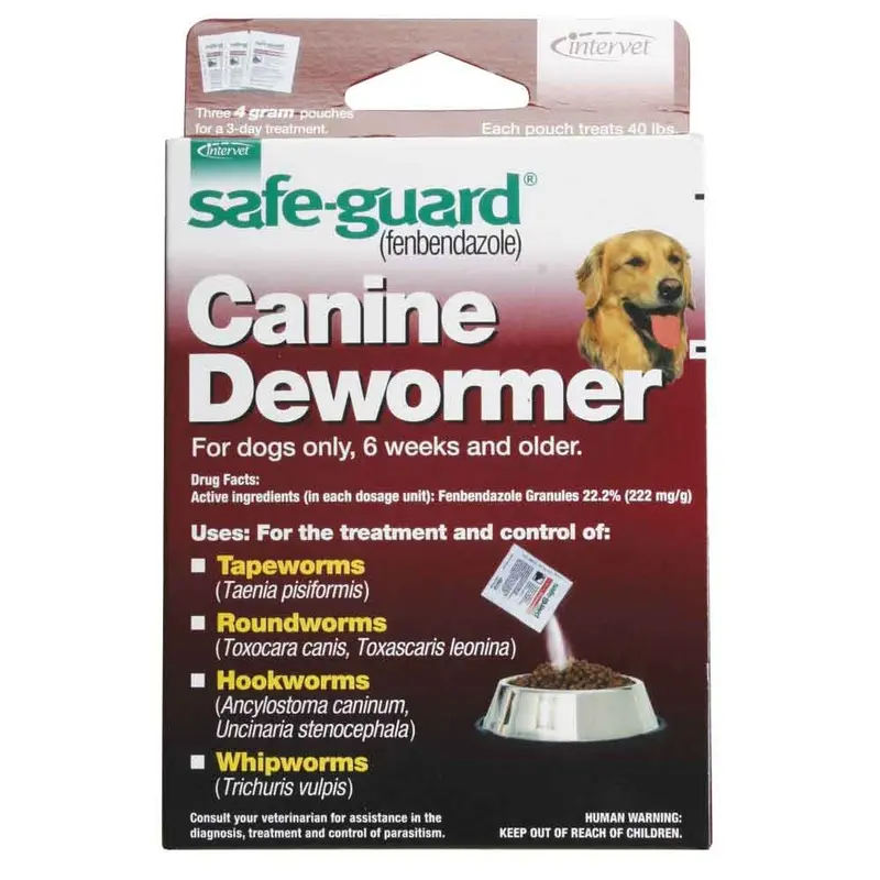 Safe-Guard Canine Dewormer Granules - 4 gram