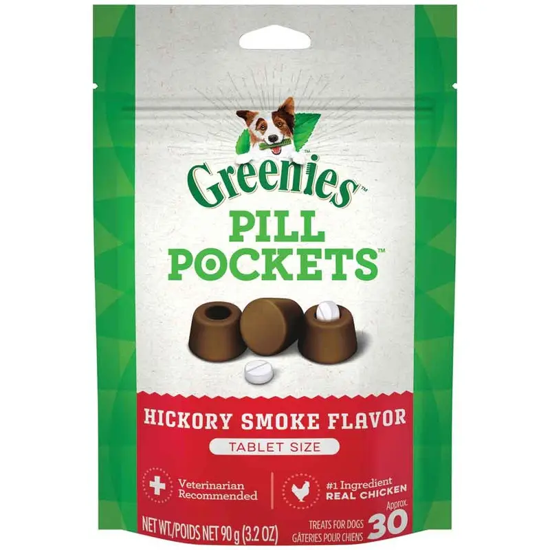 Greenies - Pill Pockets Tablet Hickory Smoke 3.2oz