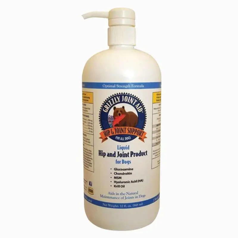 GRIZZLY JOINT AID LIQUID FOR DOGS - 32 OZ.