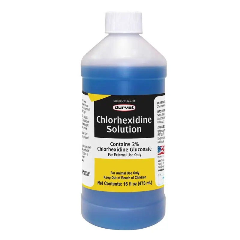 Durvet Chlorhexidine Solution - 16 oz