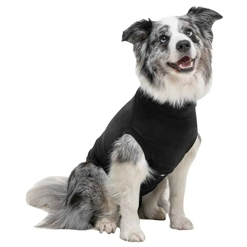 Suitical Black Recovery Suit - Dog - Medium