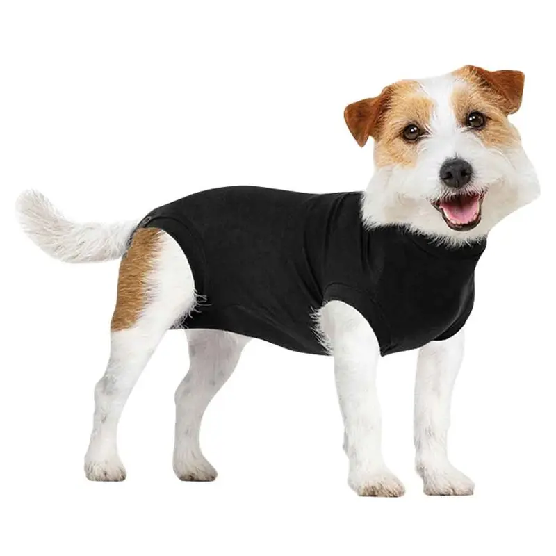 Suitical Black Recovery Suit - Dog - X-Small