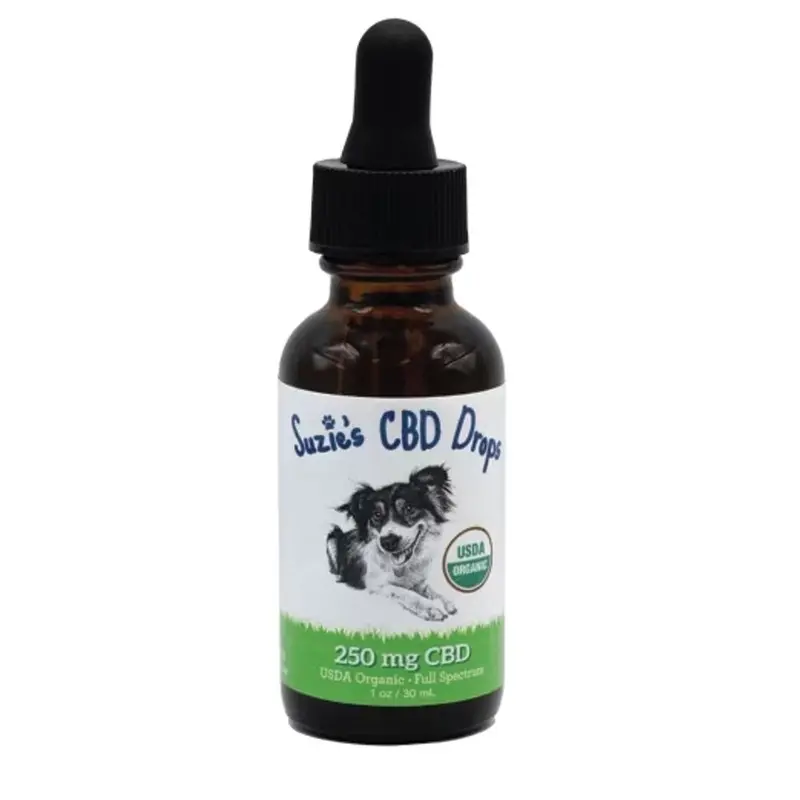 SUZIES CBD DOG DROPS - 250MG - 1OZ