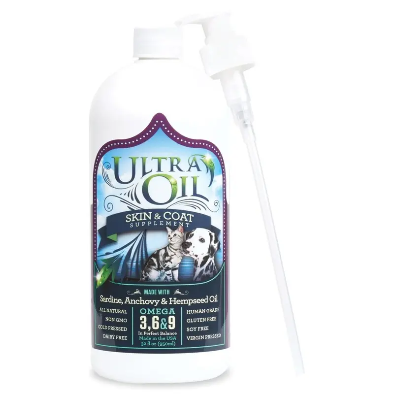 ULTRA OIL - SKIN & COAT OIL 32OZ.