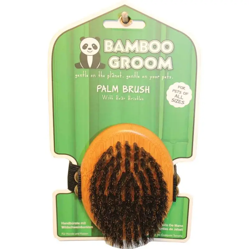 Bamboo Palm Brush with Boar Bristles