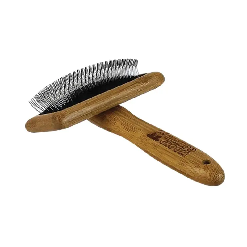 Bamboo Slicker Brush - Medium