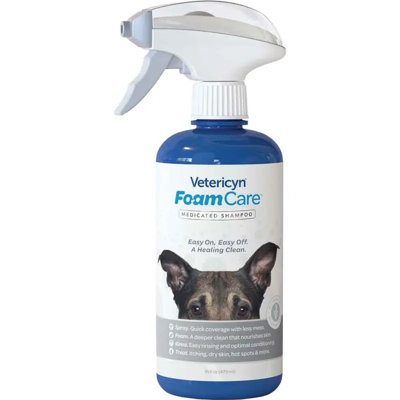Vetericyn - Foam Care Medicated Shampoo - 16 oz