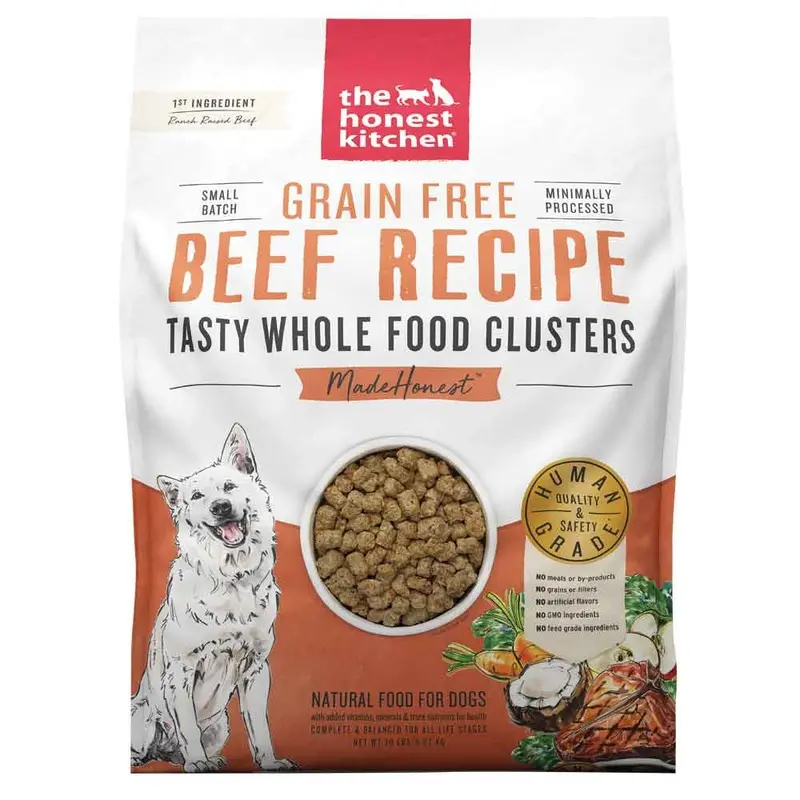 HONEST KITCHEN DOG - DEHYDRATED - CLUSTERS - BEEF - 20 LB