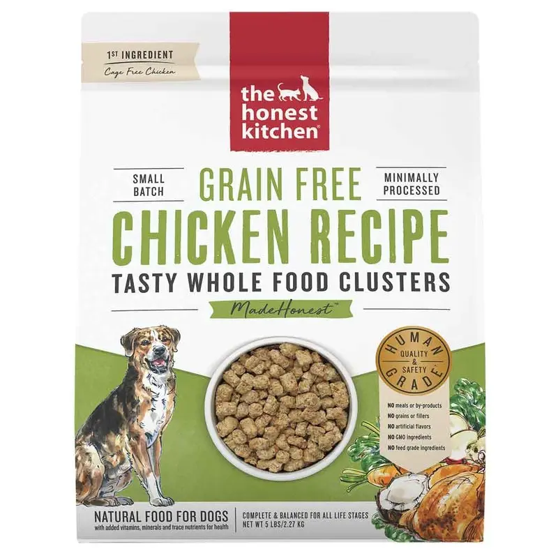 HONEST KITCHEN DOG - DEHYDRATED - CLUSTERS - CHICKEN - 5 LB