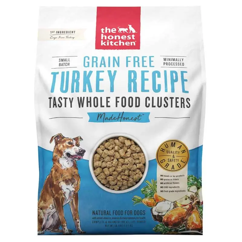 HONEST KITCHEN DOG - DEHYDRATED - CLUSTERS - TURKEY - 20 LB
