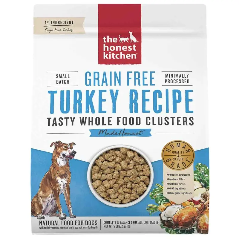 HONEST KITCHEN DOG - DEHYDRATED - CLUSTERS - TURKEY - 5 LB