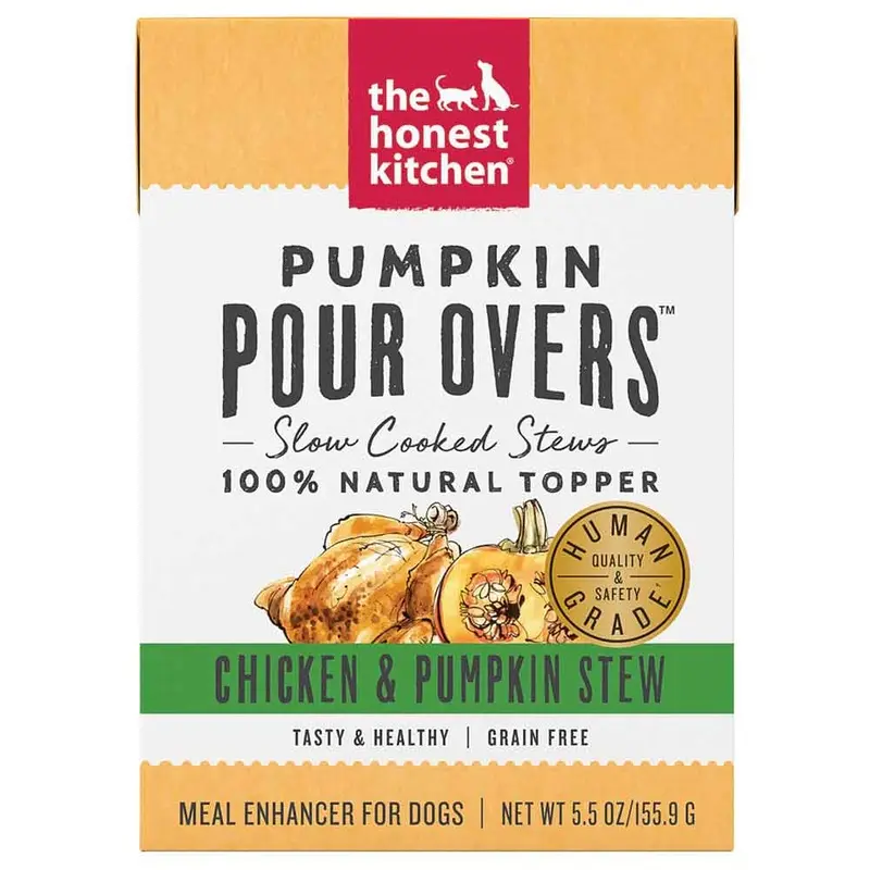 Honest Kitchen Dog - Pour Overs - Chicken & Pumpkin Stew - 5.5oz