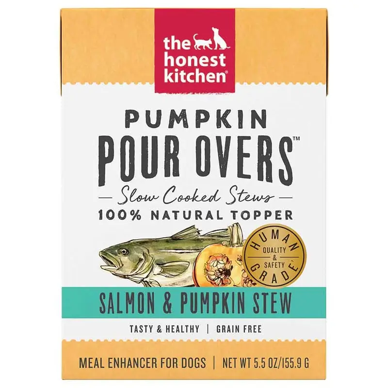 Honest Kitchen Dog - Pour Overs - Salmon & Pumpkin Stew - 5.5oz