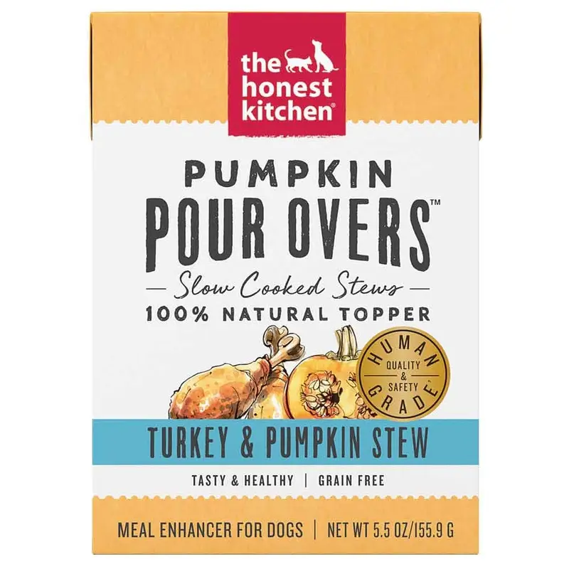 Honest Kitchen Dog - Pour Overs - Turkey & Pumpkin Stew - 5.5oz