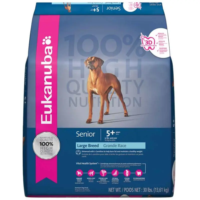 Eukanuba Senior Large Breed Dog Food - 30 lb