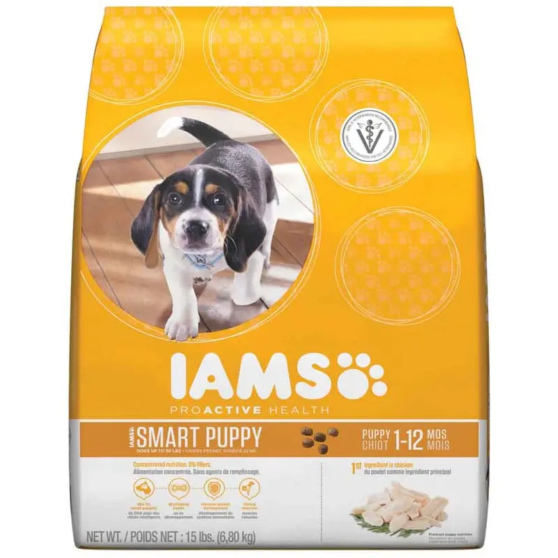IAMS - PROACTIVE HEALTH PUPPY FOOD 15LB